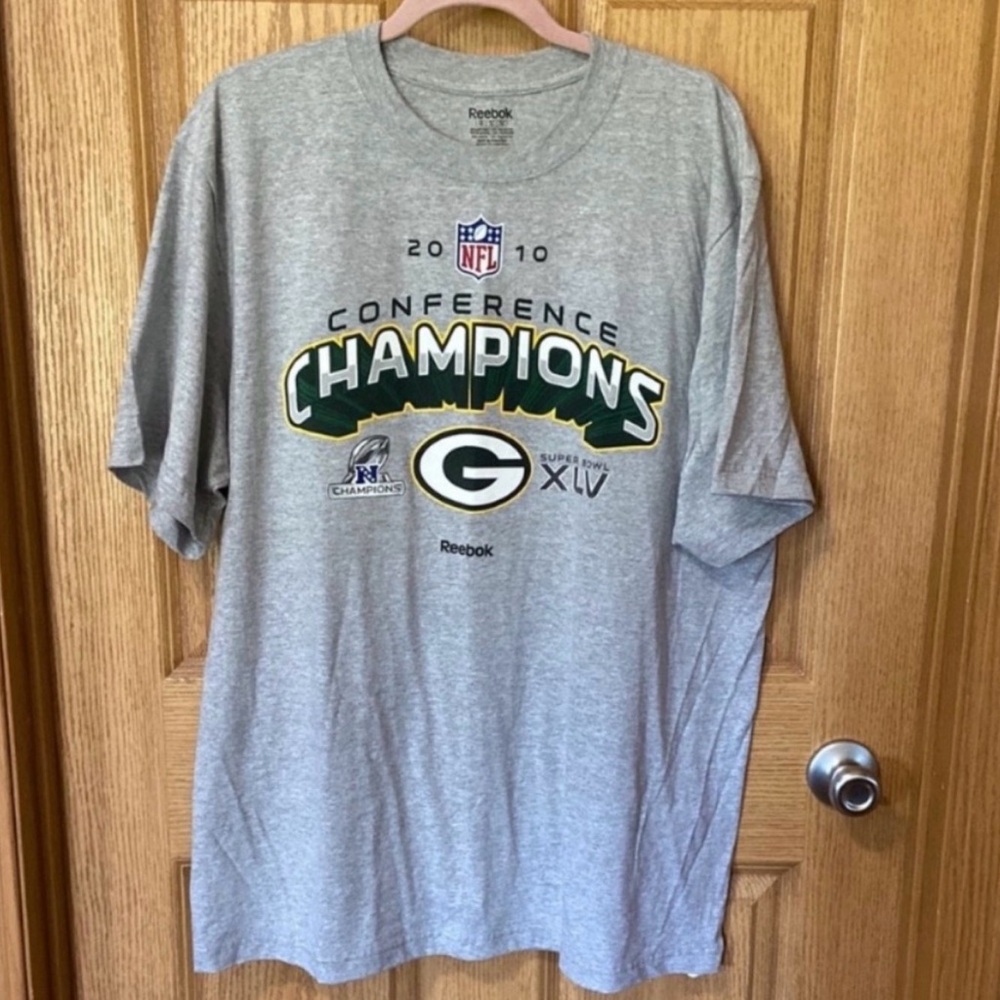 Reebok Green Bay Packers 2010 NFC
Conference Champions Super Bowl
XLV TShirt 2XL